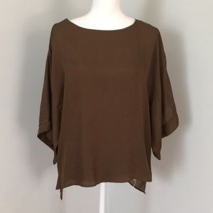 Brown silky oversized too by Grade & Gather
